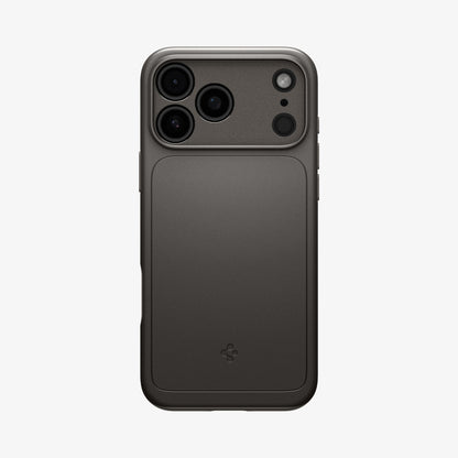 ACS09936 - iPhone 17 Pro Thin Fit (MagFit) in Gunmetal showing the back