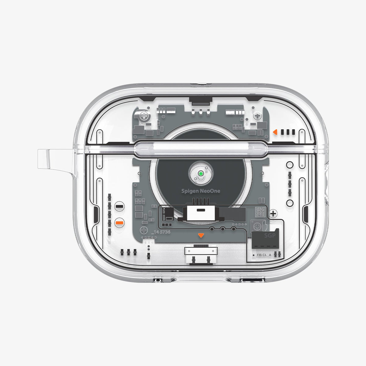 ACS09824 - AirPods Pro 3 Series Ultra Hybrid Neo One (MagFit) showing the front
