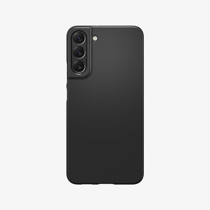ACS04381 - Galaxy S22 5G Case AirSkin in black showing the back