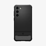 ACS05665 - Galaxy S23 Plus Case Rugged Armor in matte black showing the back