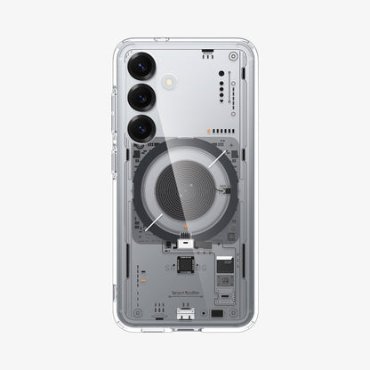 ACS09470 - Galaxy S25 Case Ultra Hybrid Metal Ring Neo One (MagFit) in Neo One showing the back