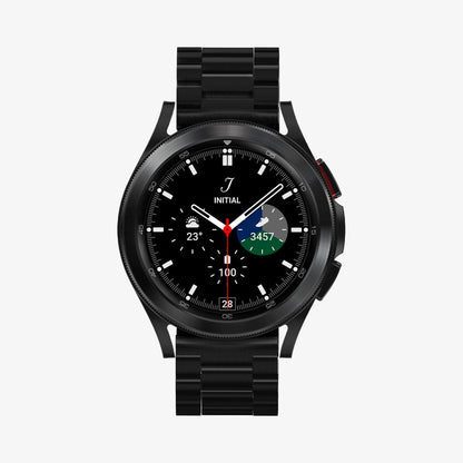 600WB24983 - Galaxy Watch Band (22mm) Modern Fit in black showing the front