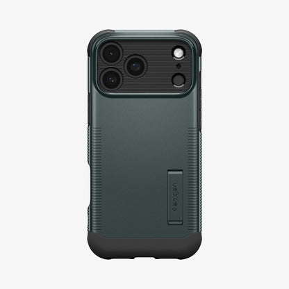 ACS09683 - iPhone 17 Pro Slim Armor (MagFit) in Abyss Green showing the back