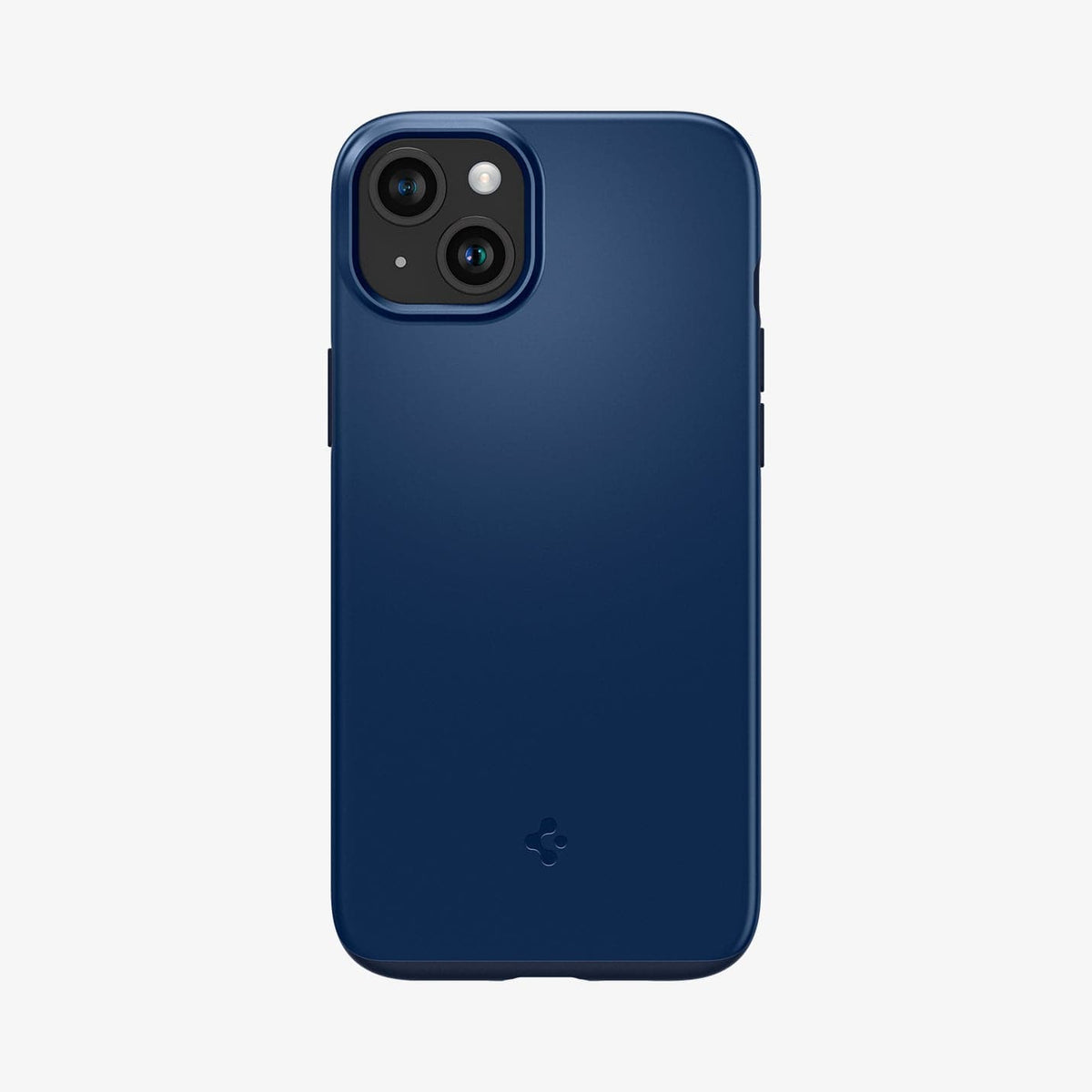 ACS06640 - iPhone 15 Plus Case Thin Fit in navy blue showing the back