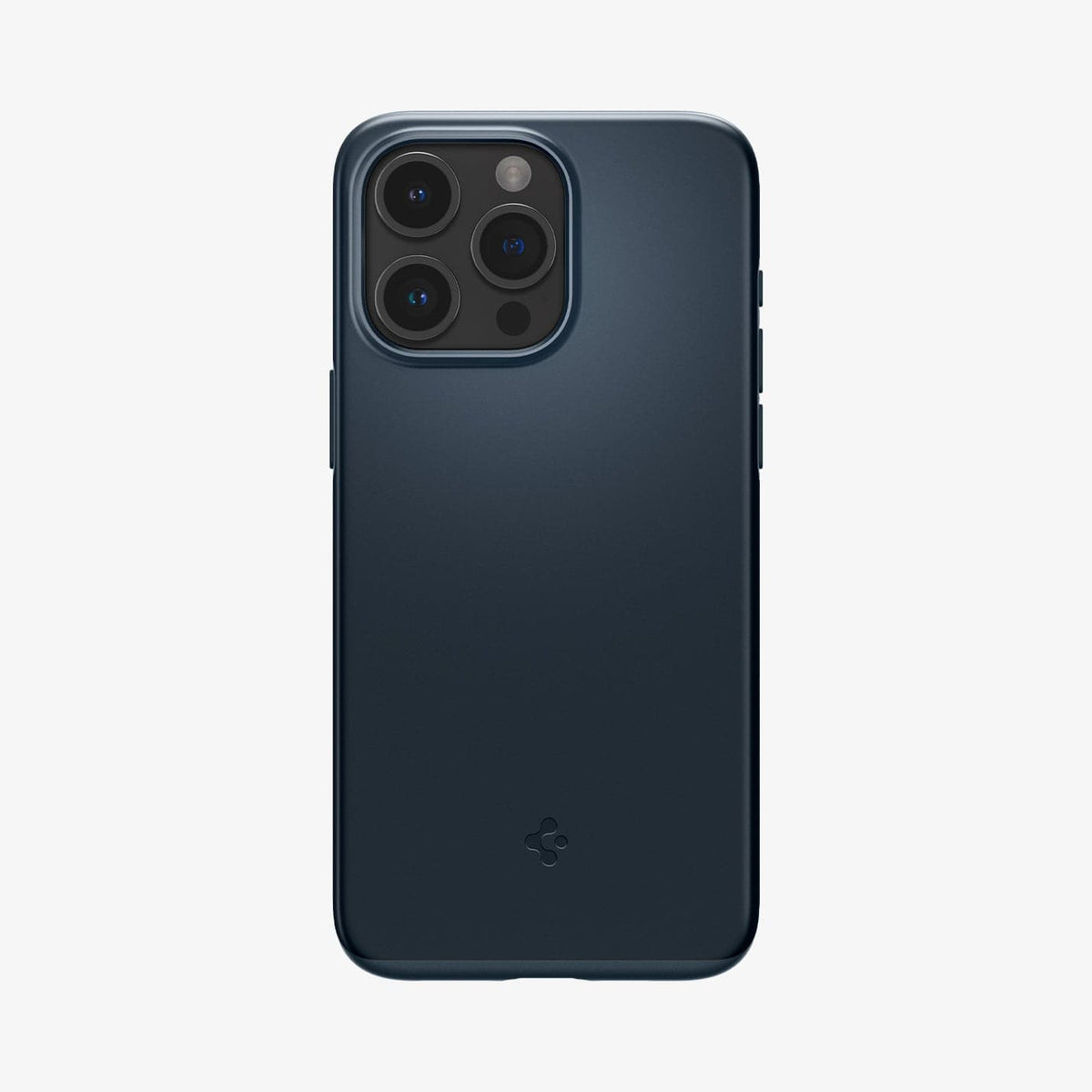 ACS06546 - iPhone 15 Pro Max Case Thin Fit in metal slate showing the back