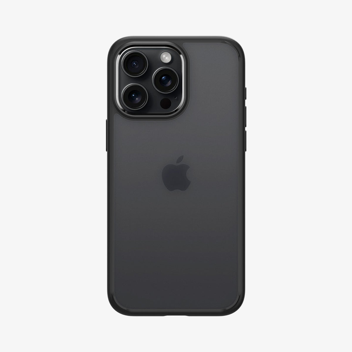 ACS06568 - iPhone 15 Pro Max Case Ultra Hybrid in frost black showing the back