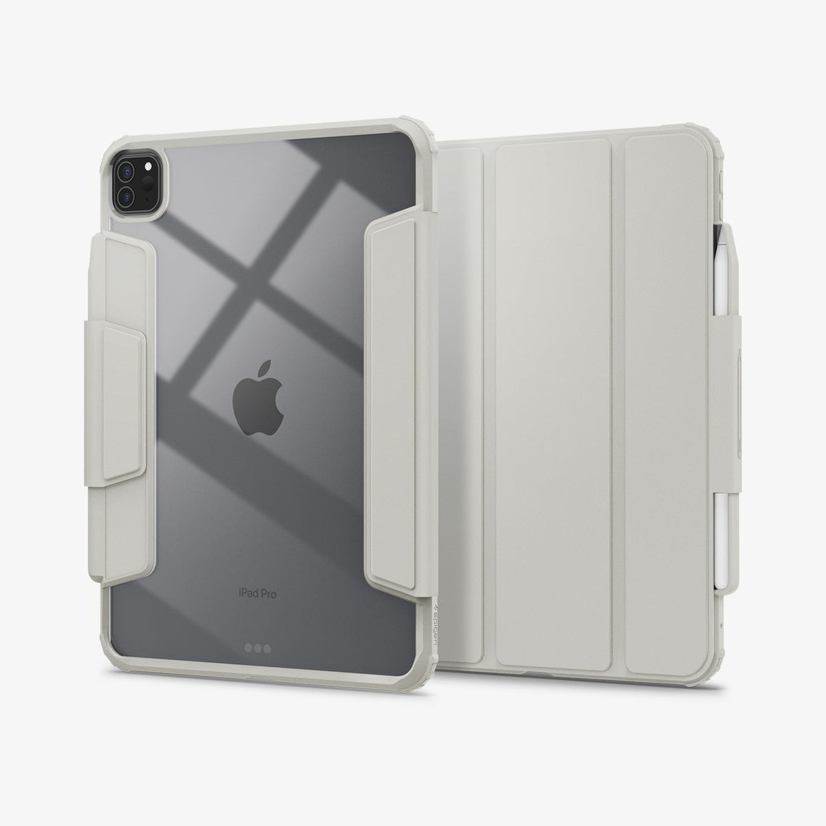 ACS07024 - iPad Pro 11-inch Case Air Skin Pro in Gray showing the back and front