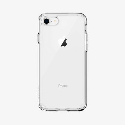 042CS20927 - iPhone SE Ultra Hybrid case in clear showing the back