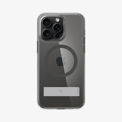 ACS06584 - iPhone 15 Pro Max Case Ultra Hybrid S (MagFit) in graphite showing the back