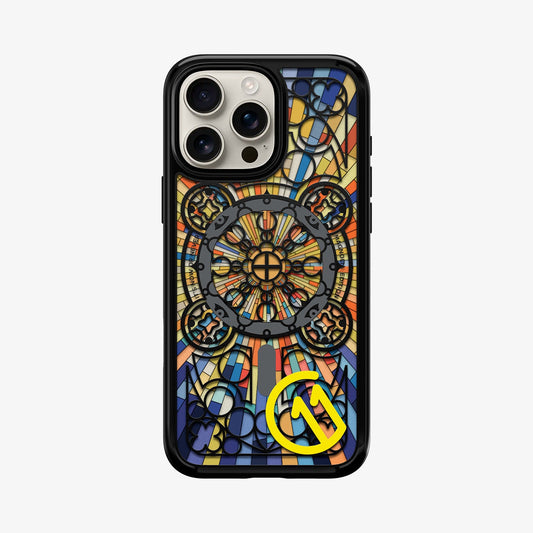 ACS09227 - iPhone 16 Pro Max Case c11 Series Magnolia Edition (MagFit + Camera Control) showing the back