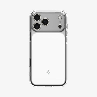ACS10077 - iPhone 17 Pro Ultra Hybrid T (MagFit) in Glossy White showing the back