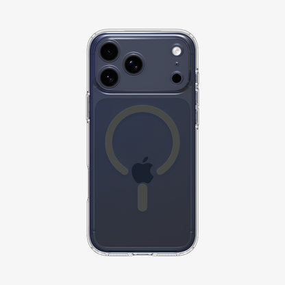 ACS10067 - iPhone 18 Pro / iPhone 17 Pro Ultra Hybrid (MagFit) in Clear Graphite showing the back
