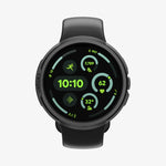 ACS11222 - Pixel Watch 5 (45mm) Liquid Air Matte Black showing the front