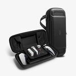 AFA07236 - PlayStation Portal Rugged Armor Pro Pouch in Black showing the front, inner and sides